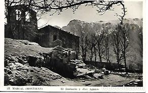 Postales: ST. MARÇAL (MONTSENY) - El Santuario y Les Agudes - SIN CIRCULAR